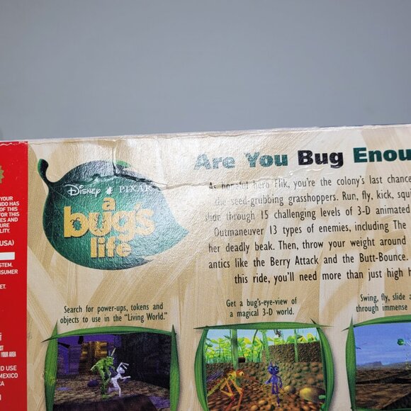 A Bug's Life Nintendo 64 N64 pixar complete cib - Picture 4 of 8